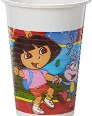 Dora Plastik Bardak ( 10 Ad )