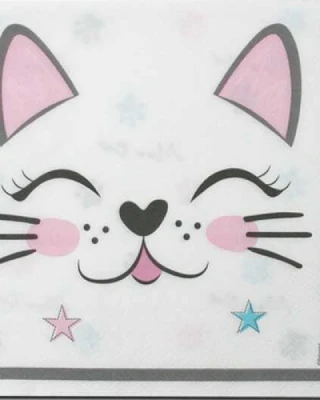 Miss Cat Peçete 33x33 cm ( 16 Ad )
