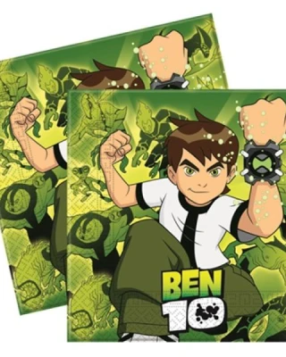 Ben 10 Kağıt Peçete 33x33 cm ( 20 Ad )