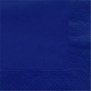 Lacivert Renk Peçete 33x33 ( 20 Ad )