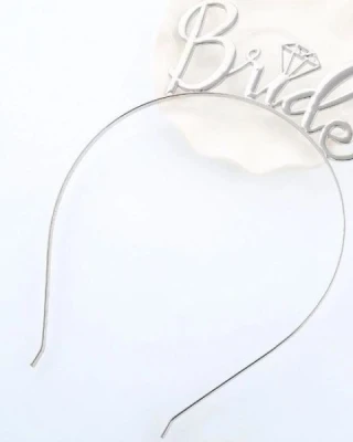 Metal Bride To Be Taç