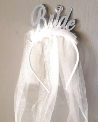 Bride Tüllü Taç