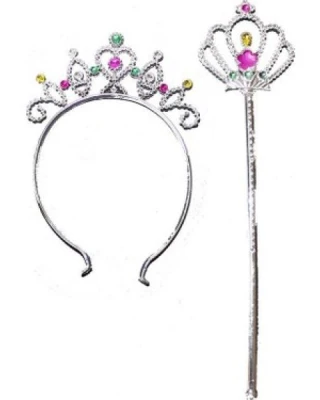 Prenses Taç Set ( Pembe )