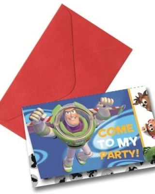 Toy Story 3 Davetiye ( 6 Ad )