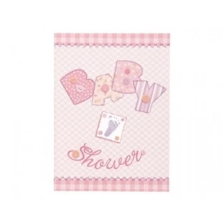 Baby Pink Stitching Davetiye ( 8 Ad )