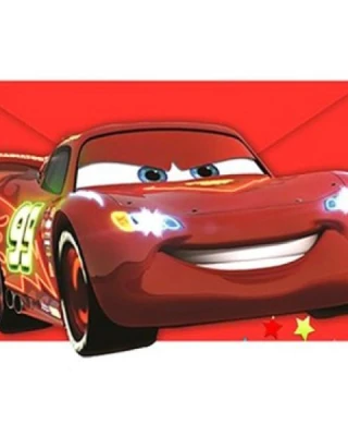 Cars Neon Davetiye ( 6 Ad )