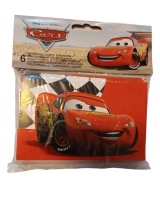 Cars Davetiye 2 ( 6 Ad )