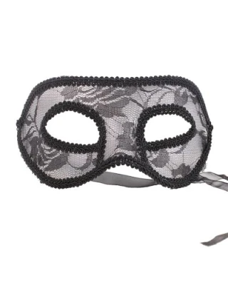 Siyah Dantel Maske