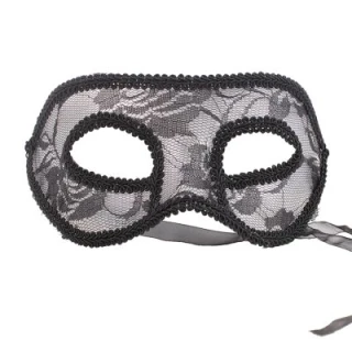 Siyah Dantel Maske