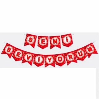 Seni Seviyorum Flama Banner