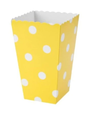 Sarı Puantiyeli Popcorn 8 li