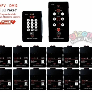 HFV-DM12 Full Paket Volkan Ateşleme Kumandası