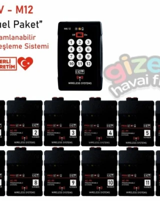 HFV-M12 Manuel Paket Volkan Ateşleme Kumandası