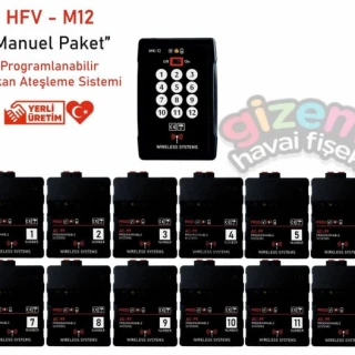 HFV-M12 Manuel Paket Volkan Ateşleme Kumandası