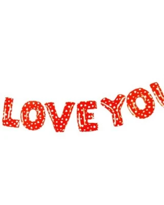 I Love You Folyo Balon Puantiyeli