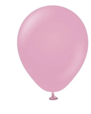 12 İnc Toz Pembe Retro İç Mekan Balon