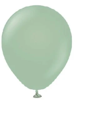 12 İnc Kış Yeşili Retro Balon