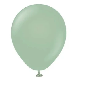 12 İnc Kış Yeşili Retro Balon