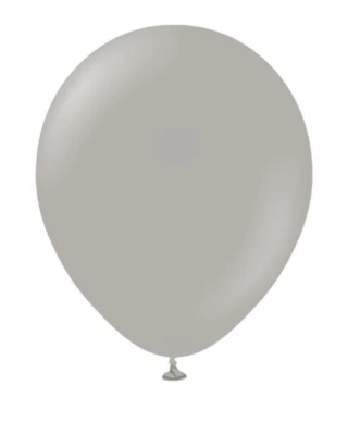 6 İnc Gri Balon 100 lü