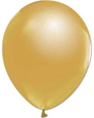 12 İnc Metalik Gold Balon