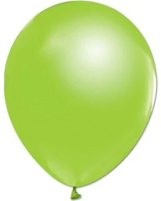 12 İnc Metalik Açık Yeşil Balon