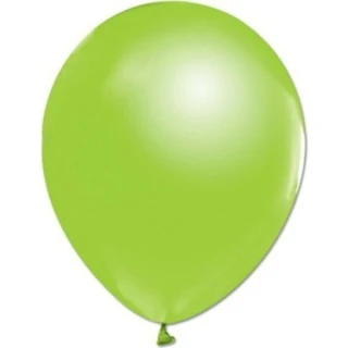 12 İnc Metalik Açık Yeşil Balon