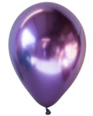 12 İnc Violet Krom Balon 50 li