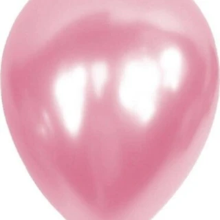 12 İnc Metalik Pembe Balon 50 Li