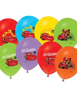 4+1 Cars Baskılı Balon