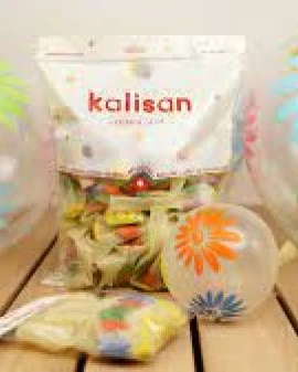 Manolya Baskılı Şeffaf Balon 25 li