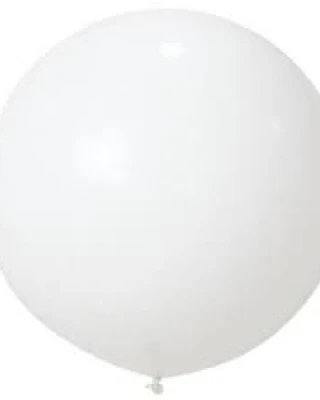 36 İnc Jumbo Balon Beyaz 2 li