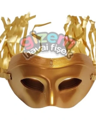 Altın Plastik Maske