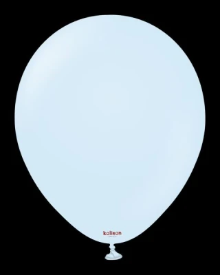 12 İNÇ MAKARON BALON BEBEK MAVİ 100 LÜ (KAL)