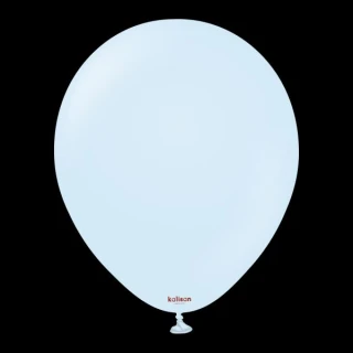 12 İNÇ MAKARON BALON BEBEK MAVİ 100 LÜ (KAL)