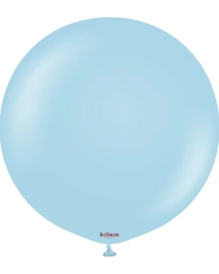 24 İNC MAKARON MAVİ BALON 2 Lİ(KAL)