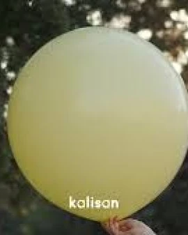 24 İNC MAKARON SARI BALON 2 Lİ(KAL)