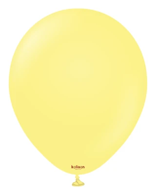 18 İNC MAKARON SARI BALON 25 Lİ(KAL)