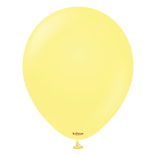 18 İNC MAKARON SARI BALON 25 Lİ(KAL)