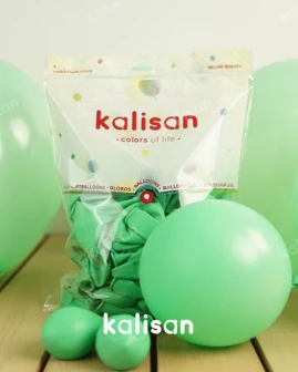 12 İNÇ MİNT YEŞİLİ İÇ MEKAN BALON 100 LÜ (KAL)