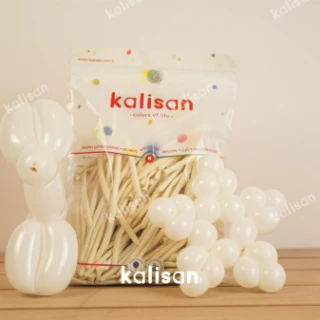 BEYAZ SOSİS BALON (260) 100 LÜ (KAL)