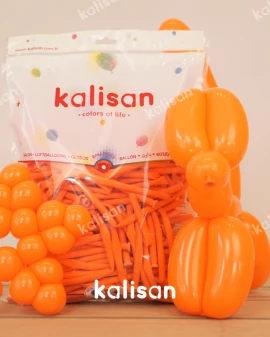 TURUNCU SOSİS BALON (260) 100 LÜ (KAL)
