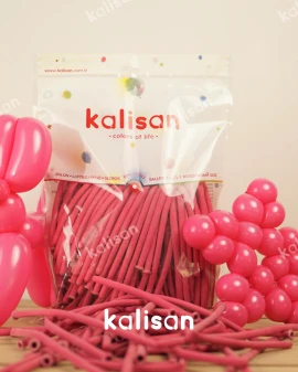 K.PEMBE SOSİS BALON (260) 100 LÜ (KAL)