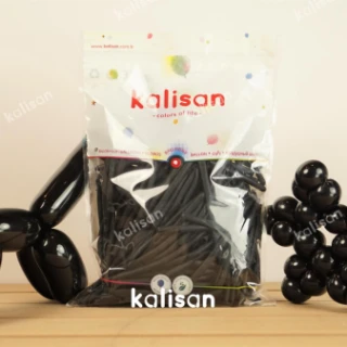SİYAH SOSİS BALON (260) 100 LÜ (KAL)