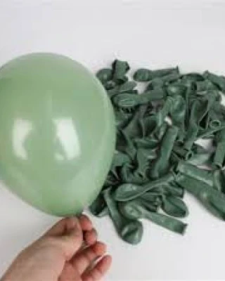 5 INC RETRO WİNTER GREEN BALON 100LÜ