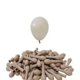5 INC RETRO WHİTE SAND BALON 100LÜ