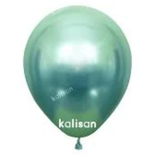 12 INC MİRROR GREEN BALON 50Lİ