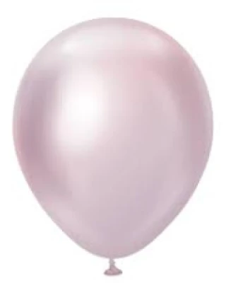 12 INC MİRROR PİNK GOLD BALON 50Lİ