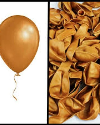 12 INC METALİK GOLD BALON 100LÜ