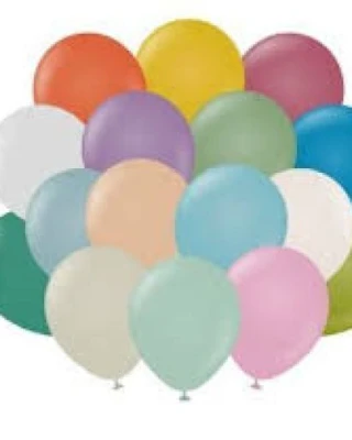 12 INC KARIŞIK RETRO BALON 100LÜ