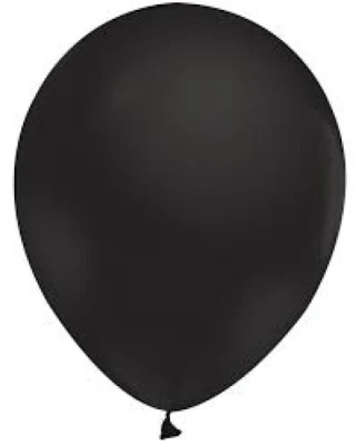 18 INC SİYAH (BLACK) BALON 25Lİ